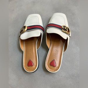 Gucci Princetown Women Mule in Ivory size 5